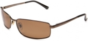 Sunbelt Men's Neptune 190 Polarized Sunglasses,Metallic Brown Frame/Brown Lens,one size