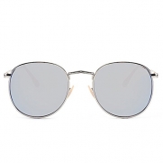 Y-H Unisex Eyewear Round Style Classic Wayfarer Colorful Outdoor Fashion Sunglasses (C4, 50)