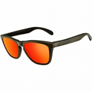Oakley Men's Frogskins 24-414 Wayfarer Sunglasses,Brown Decay,55 mm