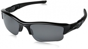 Oakley Men's Flak Jacket XLJ Polarized Sunglasses,Jet Black Frame/Black Iridium,one size
