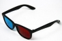 3D Plastic Glasses 2 Pair Red Blue Cyan Movies Games