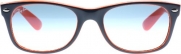 Ray-Ban 2132 789/3F Top Blue Orange 2132 Wayfarer Wayfarer Sunglasses Lens Category 2 Size Small (52mm)
