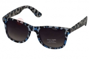 Wayfarer Retro Sunglasses for Women With Leopard or Stripes Print Frame With Smoke Lense