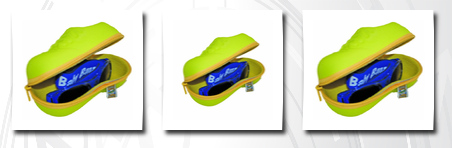 Baby Banz sunglass case shoe, yellow