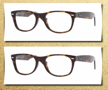 Ray-Ban rx5184 wayfarer eyeglasses-2012 dark havana-50mm